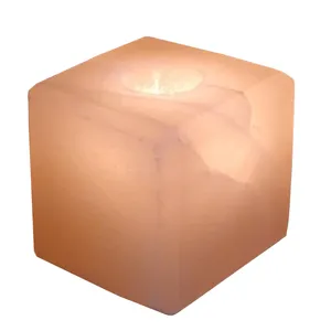 شمعدان طب سنگ طرح مکعب کد 7020