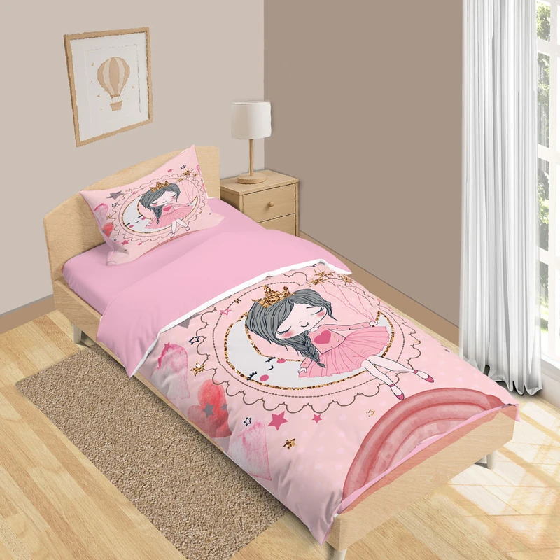 سرویس روتختی 1 نفر 5 تکه نوپه هوم مدل کارتو.نی T6399