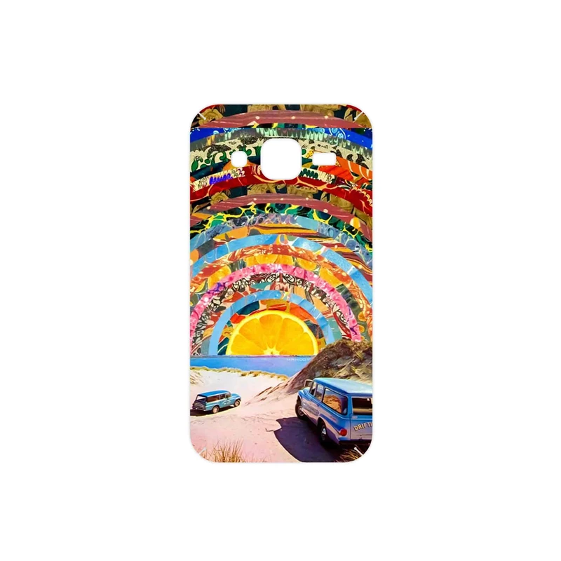 برچسب پوششی ماهوت مدل Collage of Orange Sky مناسب برای گوشی موبایل سامسونگ Galaxy Core Prime