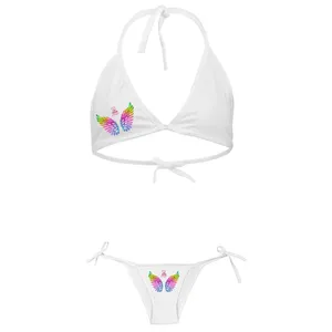 ست شورت و سوتین زنانه طرح بال و پر مدل 35