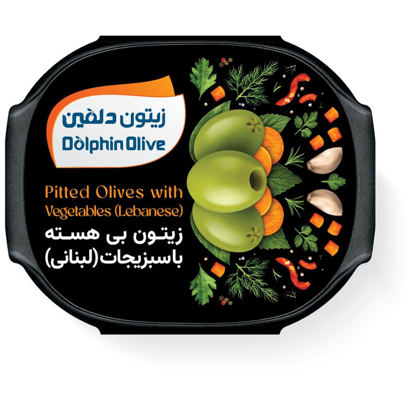 زیتون سبزیجات دلفین ویژه - 150 گرم