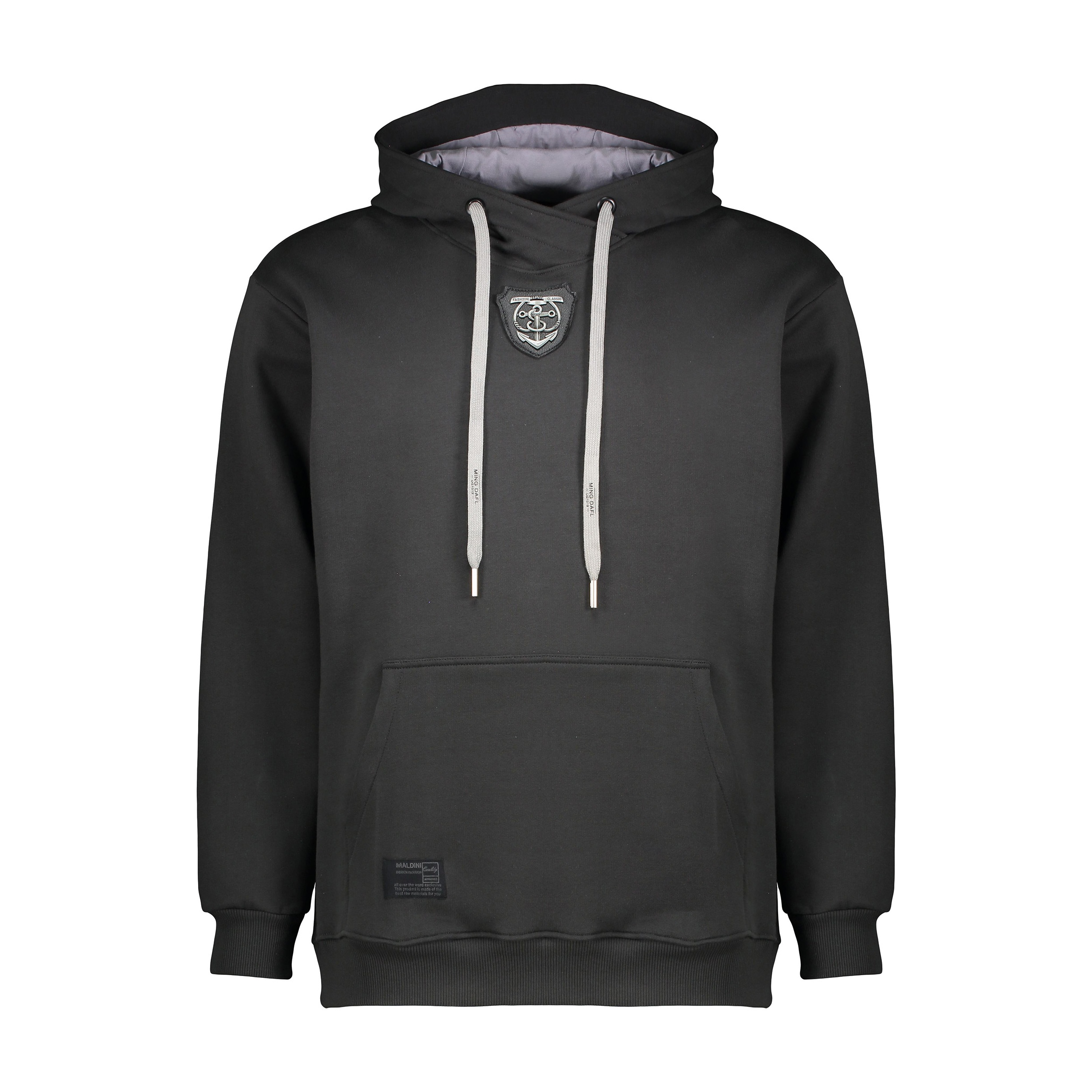 هودی مردانه مالدینی مدل HOODI-115 رنگ مشکی