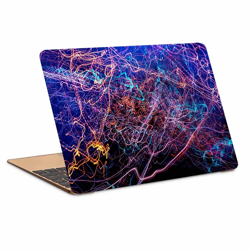 استیکر لپ تاپ طرح light lines abstractionکد N-332مناسب برای لپ تاپ 15.6 اینچ