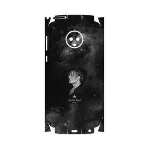 MAHOOT Johnny Depp-FullSkin Cover Sticker for Motorola Moto G6