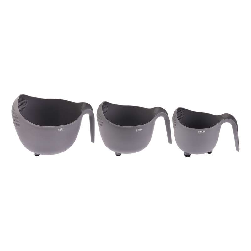 آبکش و آبگیر لیمون مدل Non Slip مجموعه 3 عددی آبکش و آبگیر لیمون مدل Non Slip مجموعه 3 عددی