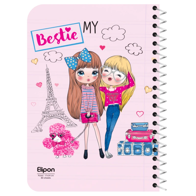 دفتر مشق 80 برگ الیپون کد 2362353