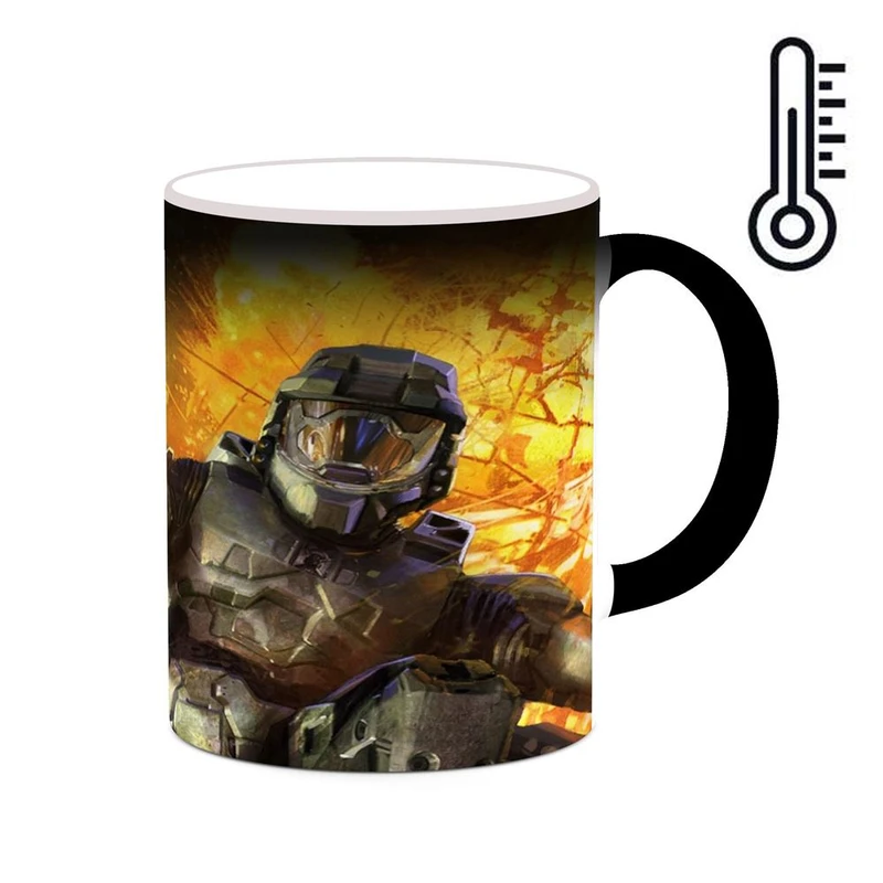 ماگ حرارتی کاکتی مدل بازی هالو Halo 2 کد mgh29012