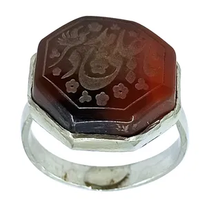 انگشتر نقره مردانه سلین کالا مدل عقیق کد ce-As155