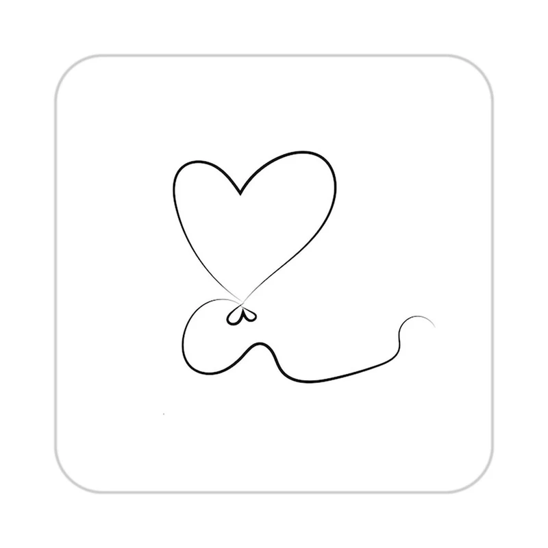 زیر لیوانی کاکتی طرح عاشقانه مدل mp39065