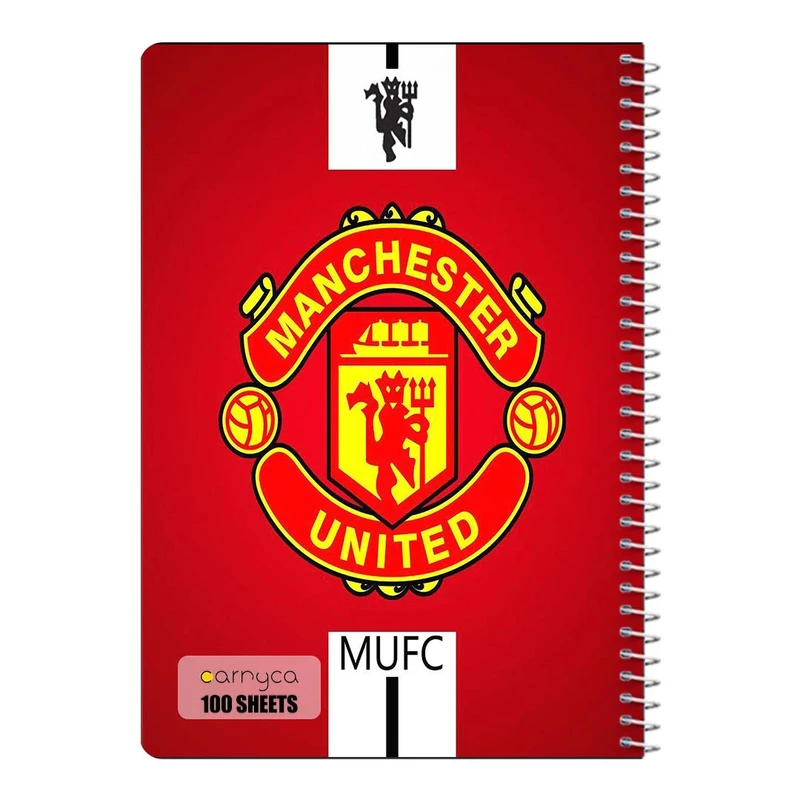 دفتر مشق 100 برگ سیمی کارنیکا طرح منچستر یونایتد Manchester United کد 29819