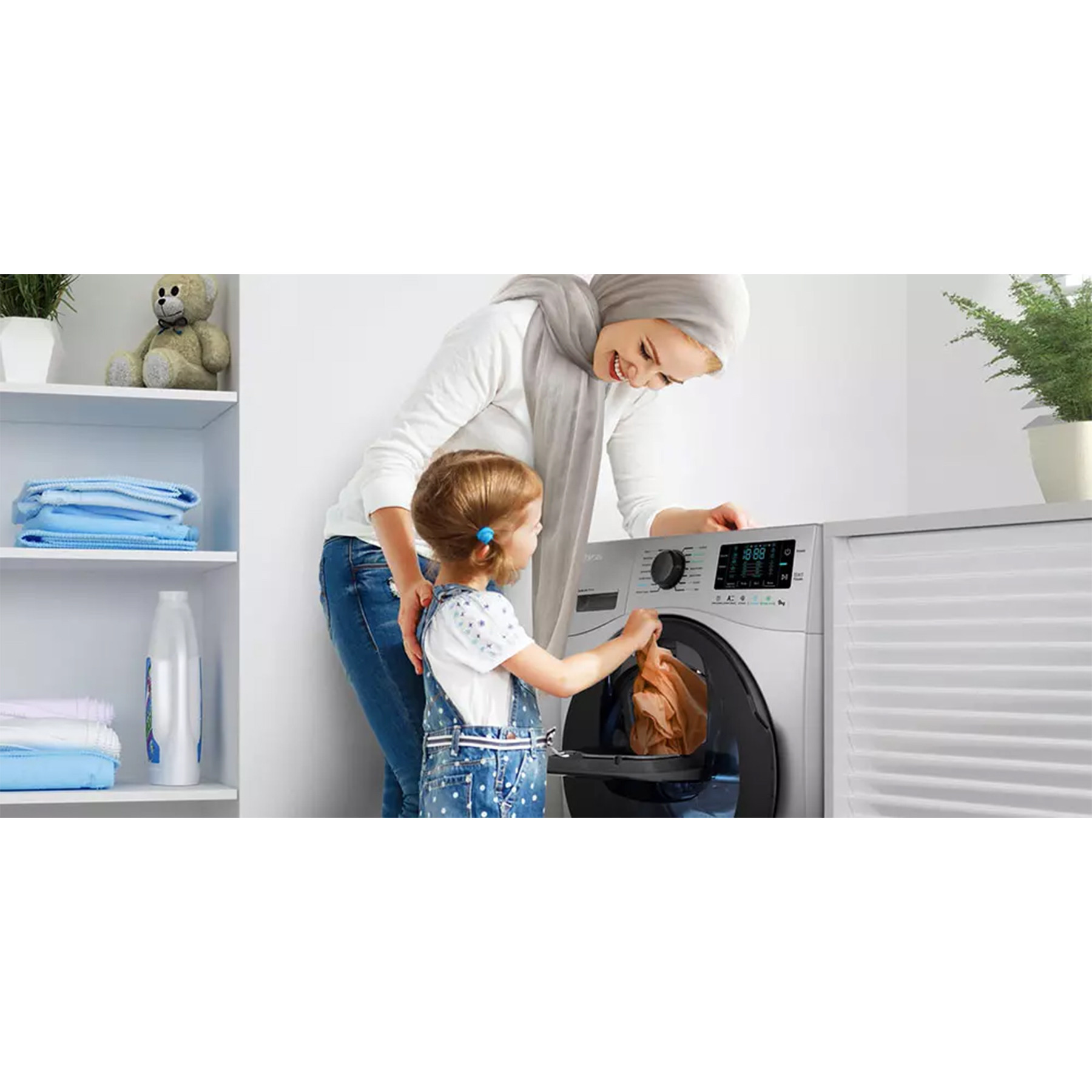 ماشین لباسشویی اسنوا مدل SWM-94S61 ظرفیت 9 کیلوگرم ماشین لباسشویی اسنوا مدل SWM-94S61 ظرفیت 9 کیلوگرم