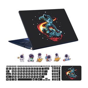 نقد و بررسی استیکر لپ تاپ توییجین و موییجین طرح Astronaut کد 13 مناسب برای لپ تاپ 15.6 اینچ به همراه برچسب حروف فارسی کیبورد توسط خریداران