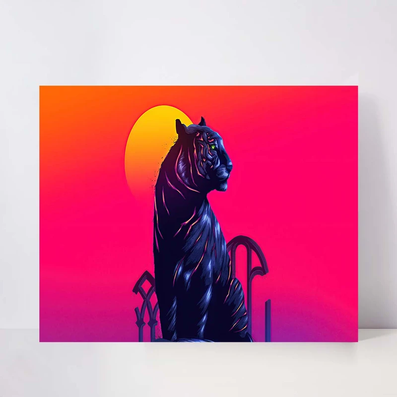 تابلو شاسی مدل tiger neon کد S-18026
