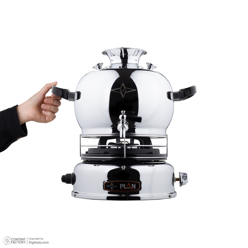 سماور گازی پلان مدل 1580p ظرفیت 6 لیتر
