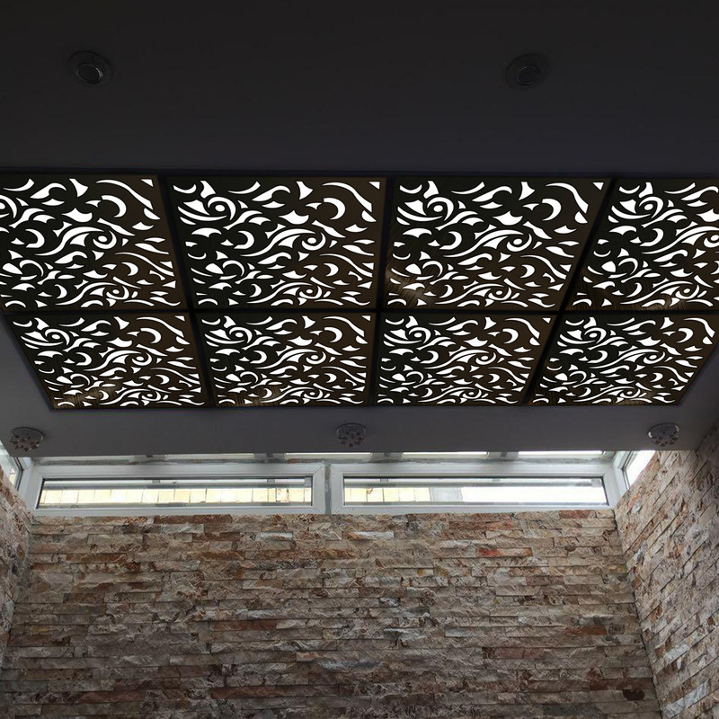 تایل سقفی آسمان مجازی بنی دکو مدل MC23 سایز 60x60 سانتی متر
