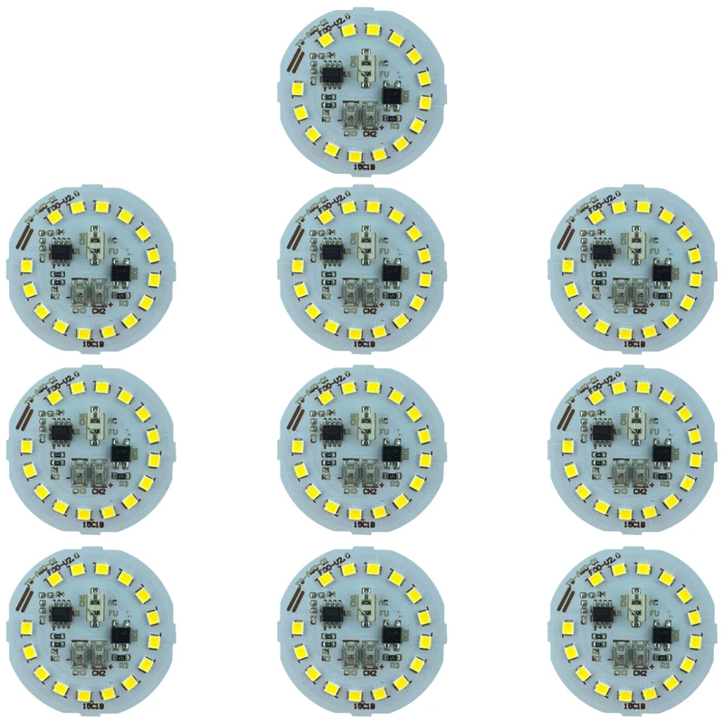 چیپ ال ای دی 12 وات مدل خازندار بسته 10 عددی