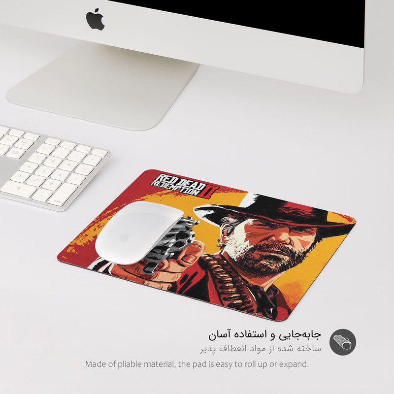 ماوس پد پیکسل میکسل مدل DEAD REDEMPTION 2 کد GARD28 1