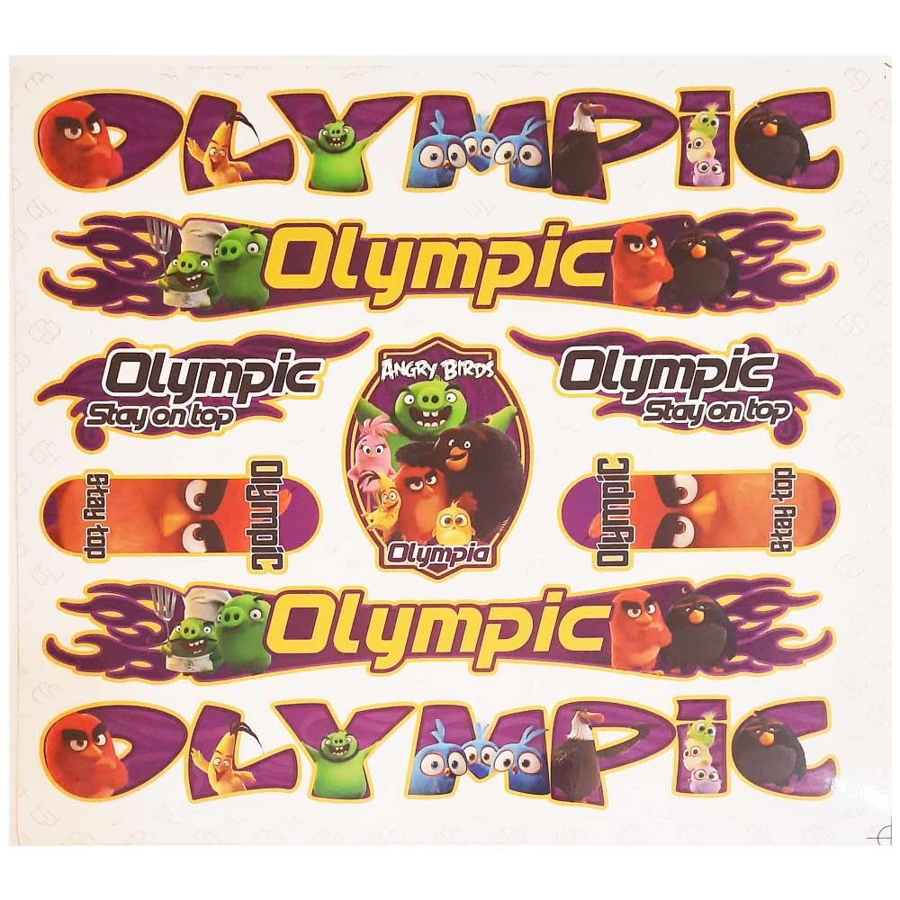 استیکر دوچرخه مدل OLYMPIC
