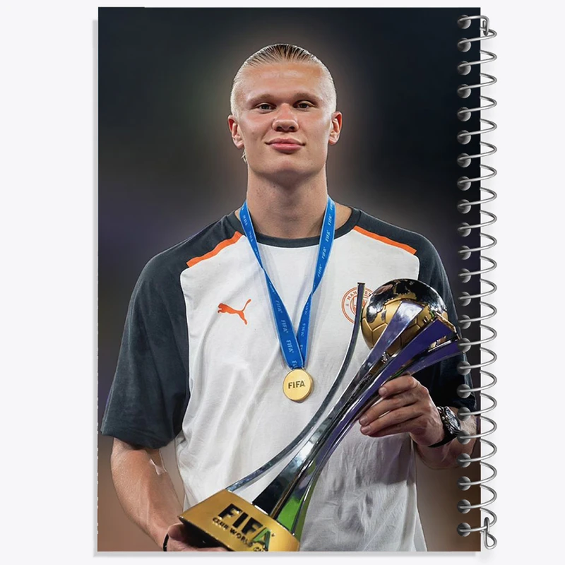 دفتر لیست خرید 50 برگ خندالو طرح ارلینگ هالند (Erling Haaland) کد 36374