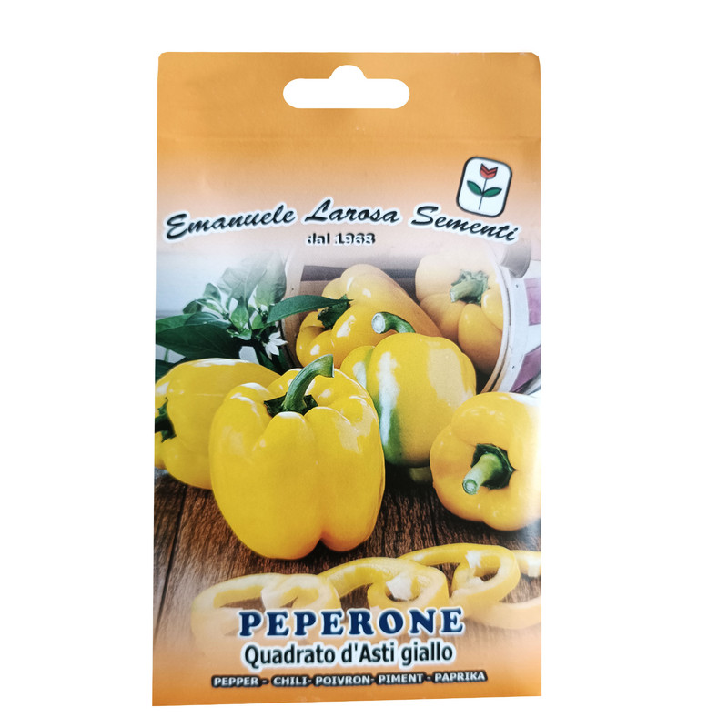 بذر فلفل دلمه زرد امانوئل لاروزا سمنتی کد 025 بسته 300 عددی