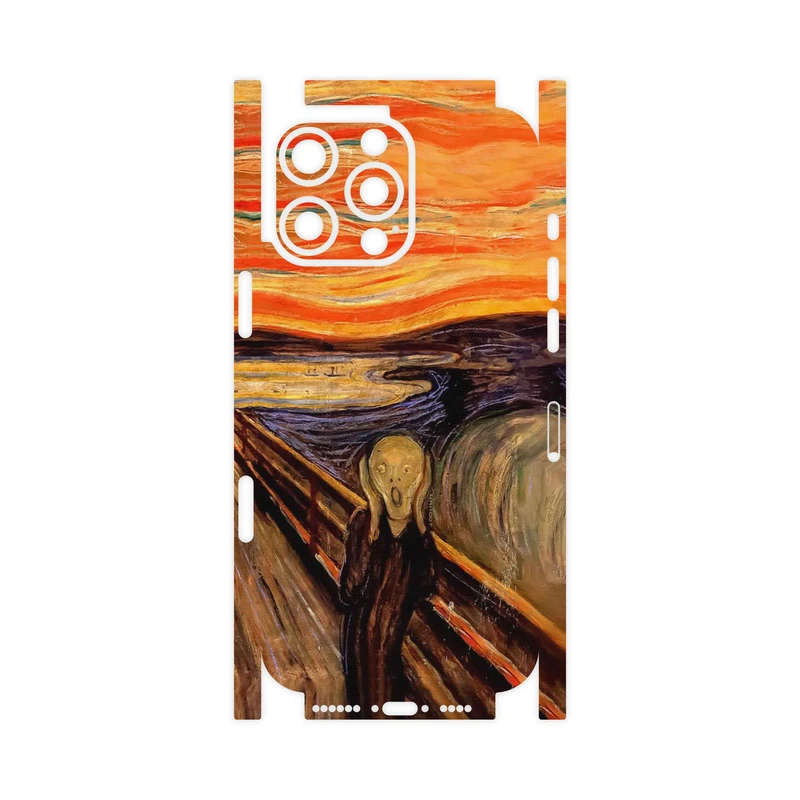 برچسب پوششی ماهوت مدل The Scream of Munch-FullSkin مناسب برای گوشی موبایل اپل iPhone 16 Pro Max