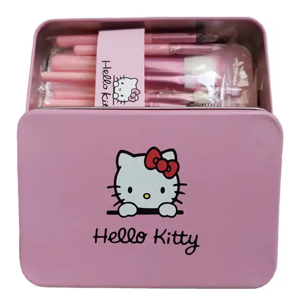 ست براش آرایشی هلو کیتی مدل zfr3020 مجموعه 6 عددی