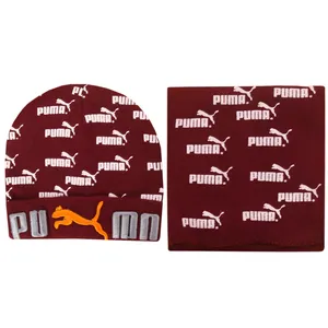 ست کلاه و شال گردن بافتنی بچگانه مدل PJ-107023