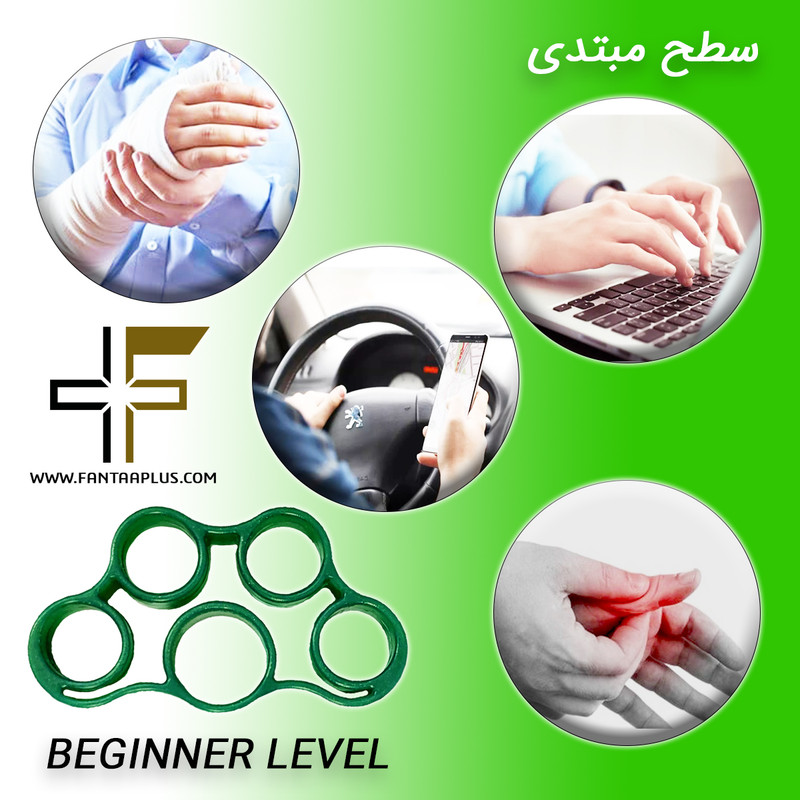 حلقه تقویت مچ و انگشت مدل FANTAAPLUS بسته 6 عددی