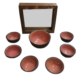 مجموعه ظروف هفت سین 8 پارچه مدل آلما کد 7