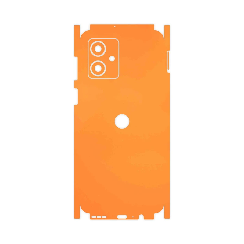 برچسب پوششی ماهوت مدل Matte-Orange-FullSkin مناسب برای گوشی موبایل موتورولا Moto G54