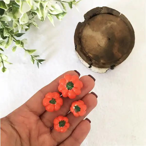 میوه تزئینی مدل کدو تنبل های پاییزی کد 596 مجموعه 20 عددی
