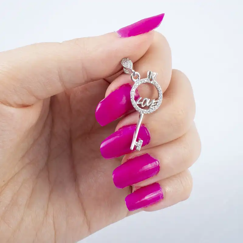 گردنبند نقره زنانه مدل AVN-M108