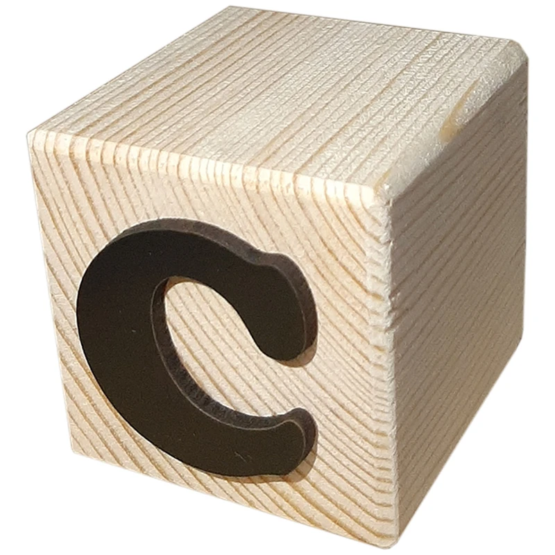  استند رومیزی تزیینی مدل مکعب حرف C