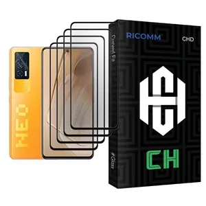 Ricomm CH Glass MIX004 Screen Protector For  iQOO Neo5 Pack Of 4
