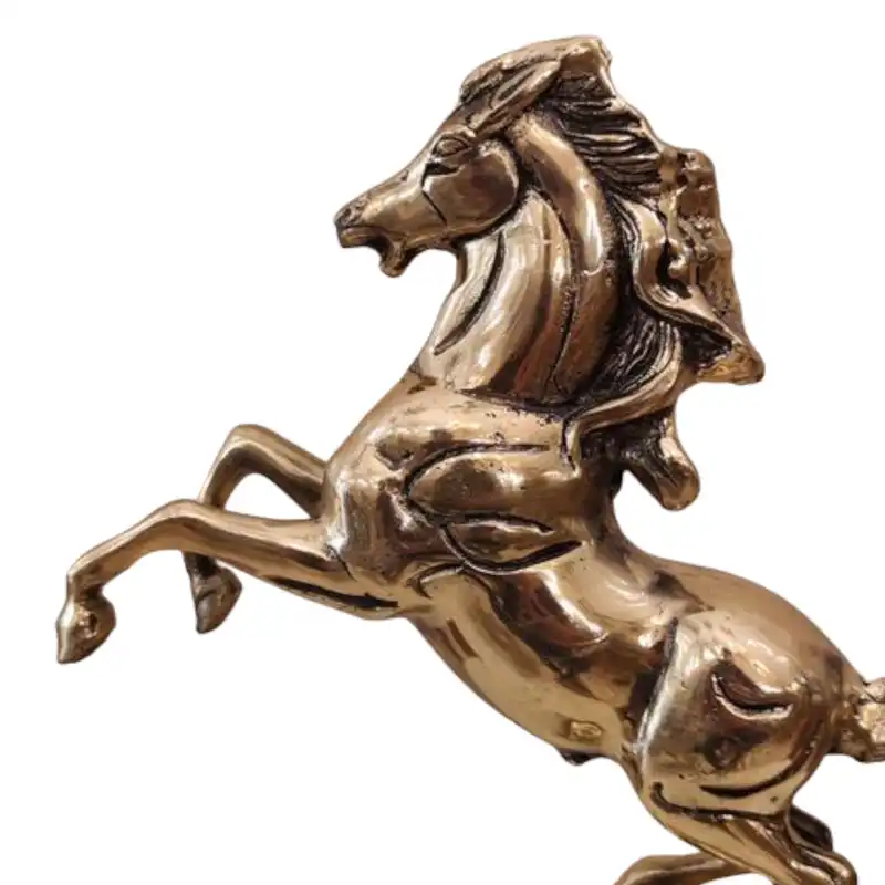 مجسمه برنجی مدل اسب وحشی کد H-2083