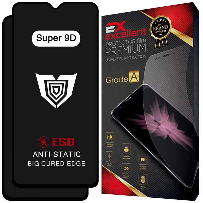 محافظ صفحه نمایش شیشه ای ایکس اکسلنت مدل XS9D مناسب برای گوشی موبایل شیائومی Redmi Note 7 Pro بسته دو عددی