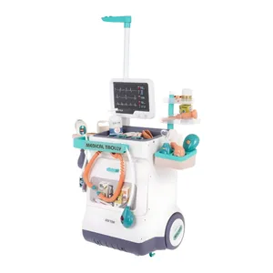 ست اسباب بازی تجهیزات پزشکی مینی کندی مدل Medical Trolly