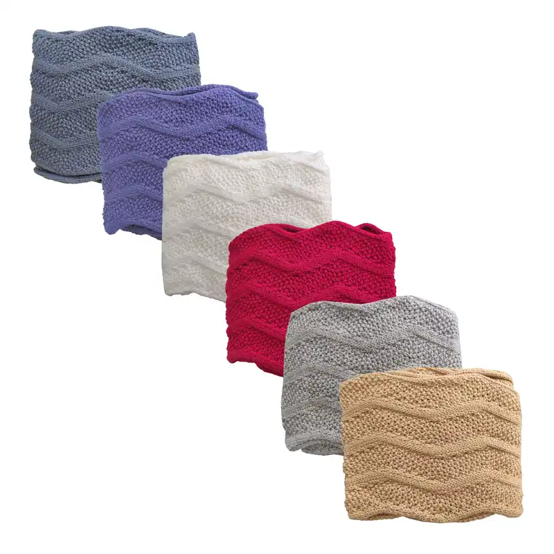 ست کلاه و شال گردن و دستکش بافتنی زنانه سام مدل 120