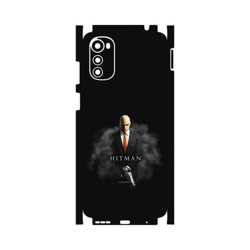 برچسب پوششی ماهوت مدل HITMAN-FullSkin مناسب برای گوشی موبایل موتورولا Moto E32s
