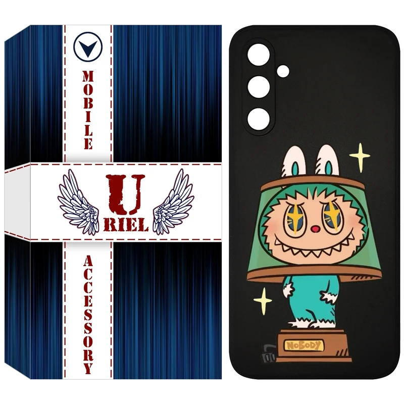 کاور یوریل مدل KSH کد 126 طرح عروسک لبوبو مناسب برای گوشی موبایل سامسونگ Galaxy A34