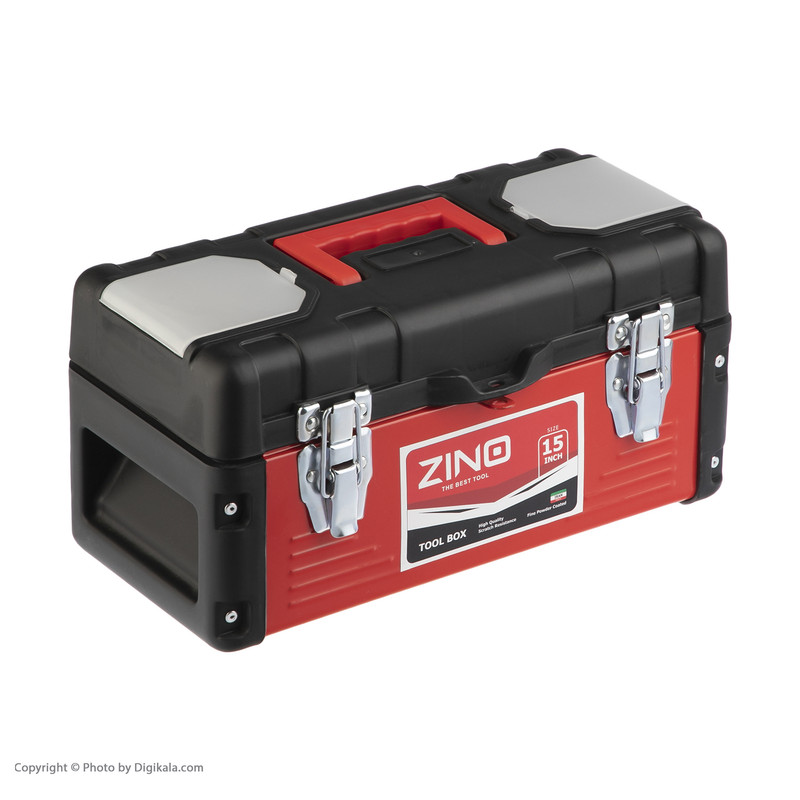 جعبه ابزار زینو مدل 7 خانه سایز 15 اینچ جعبه ابزار زینو مدل 7 خانه سایز 15 اینچ