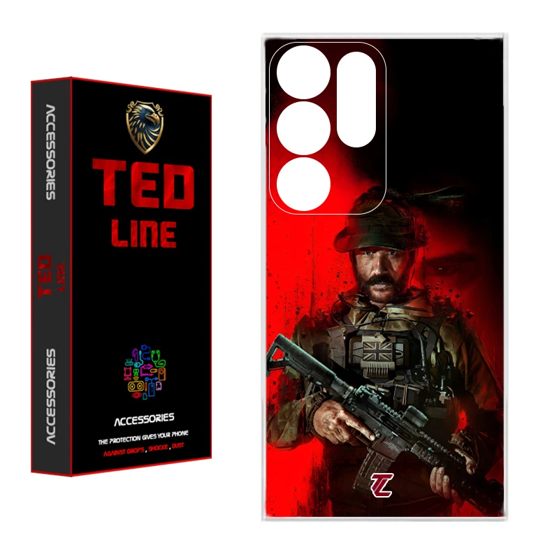 کاور تدلاین طرح کاپیتان پرایس کد 1200 مناسب برای گوشی موبایل سامسونگ Galaxy S25 Ultra