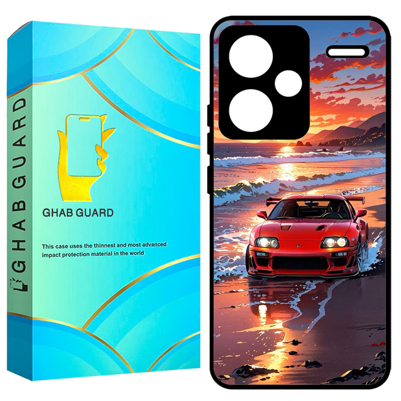 کاور قاب گارد طرح ماشین مدل GCHPN13PL مناسب برای گوشی موبایل شیائومی Redmi Note 13 Pro Plus