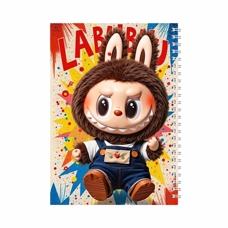 دفتر نقاشی 50 برگ مدل لبوبو کد labubu 3