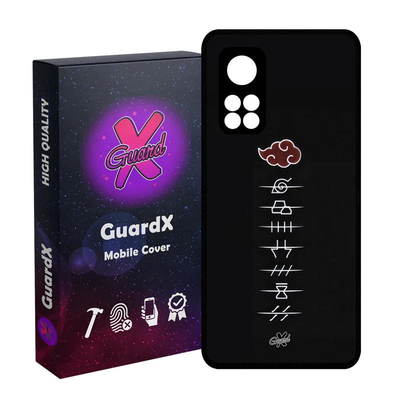 کاور گارد ایکس طرح Naruto Anime مدل Glass10586 مناسب برای گوشی موبایل شیائومی Mi 10T / Mi 10T Pro
