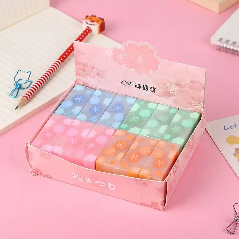 پاک کن طرح شکوفه بهاری بسته 4 عددی