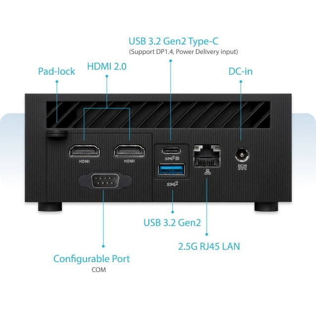 کامپیوتر کوچک ایسوس مدل PN64 i5-E1 نسل 13