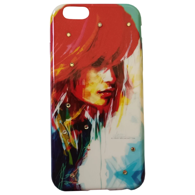 کاور مدل ژله ای طرح چهره مناسب برای گوشی موبایل اپل iPhone 6/6S