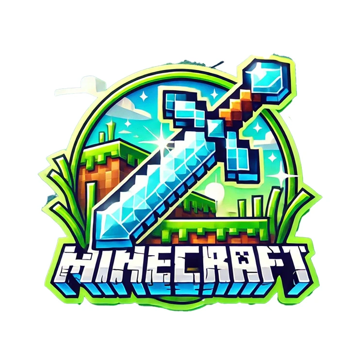 استیکر پارچه و لباس پاد آفرین مدل ماینکرافت کد 1831