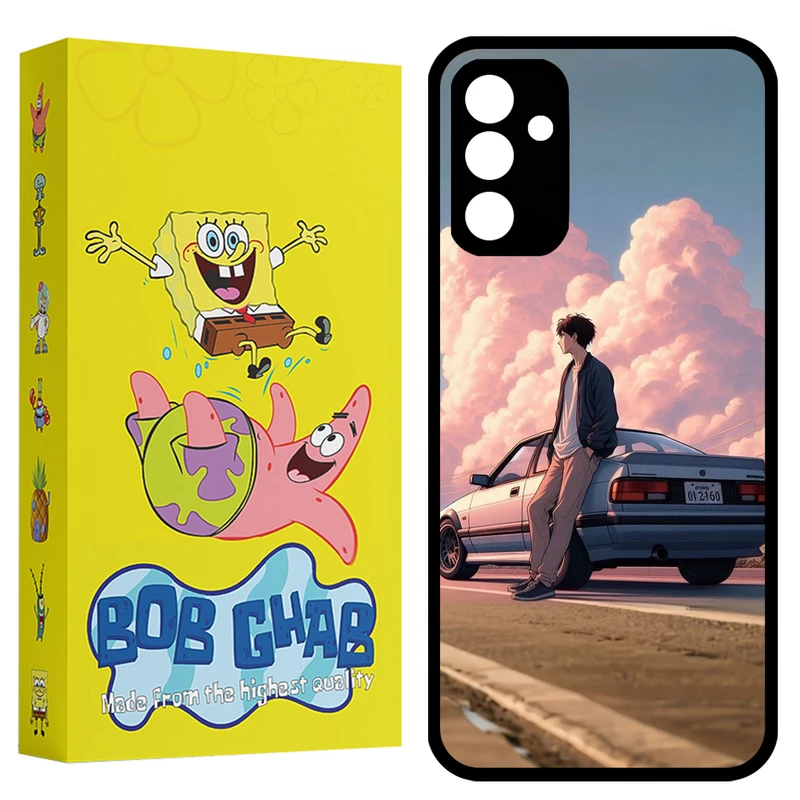 کاور باب قاب طرح ماشین مدل BCPA34 مناسب برای گوشی موبایل سامسونگ Galaxy A34 5G